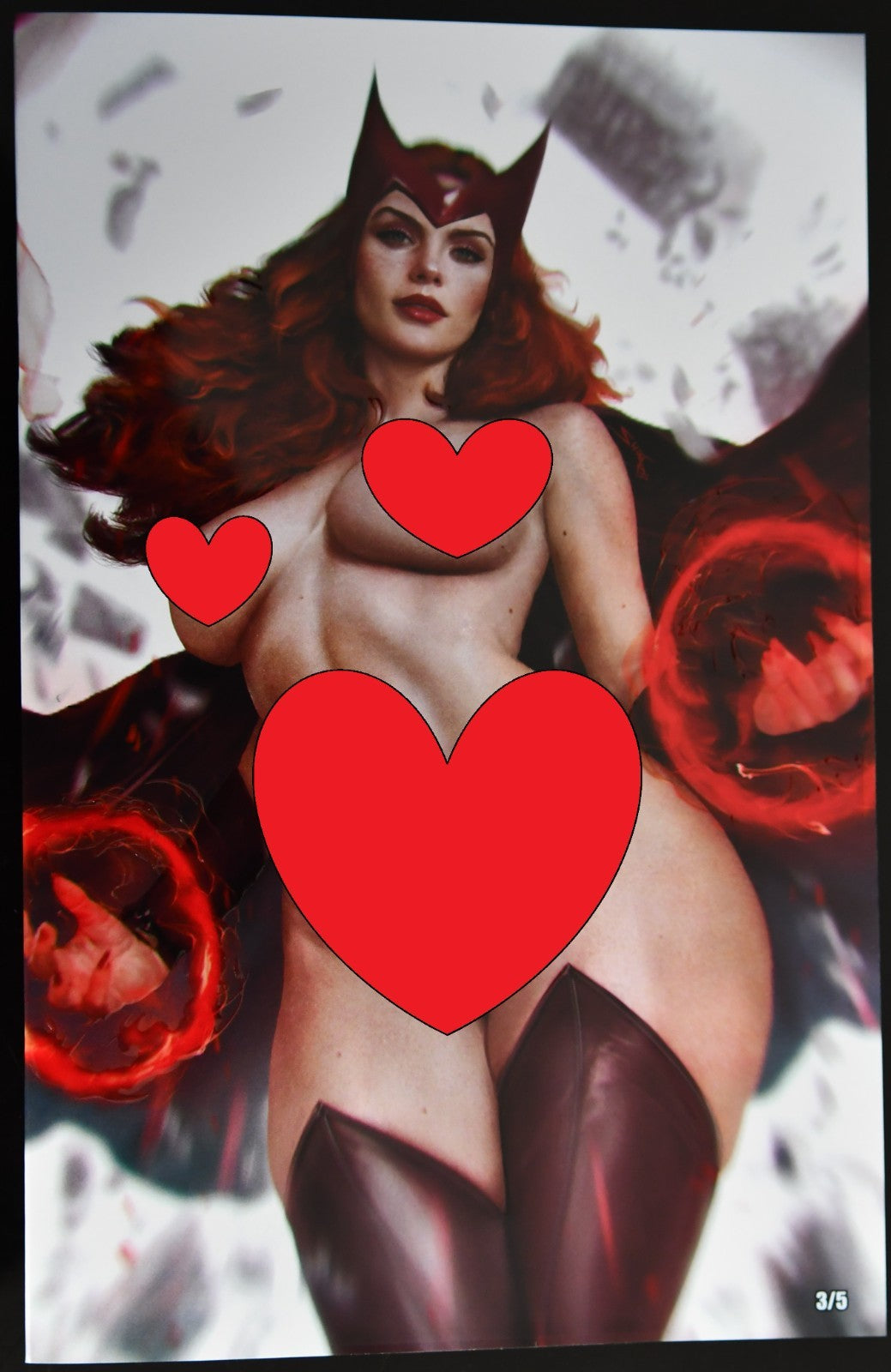 Power Hour MILFS #3 Shikarii Red Spot Embossed Full Naughty Ltd 3/5