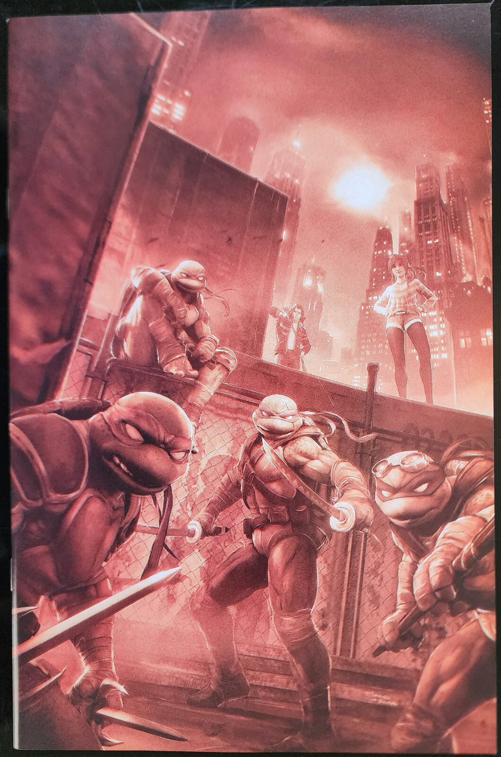 🔥 TEENAGE MUTANT NINJA TURTLES ALPHA #1 TIAGO DA SILVA Variant B LTD 333 COA