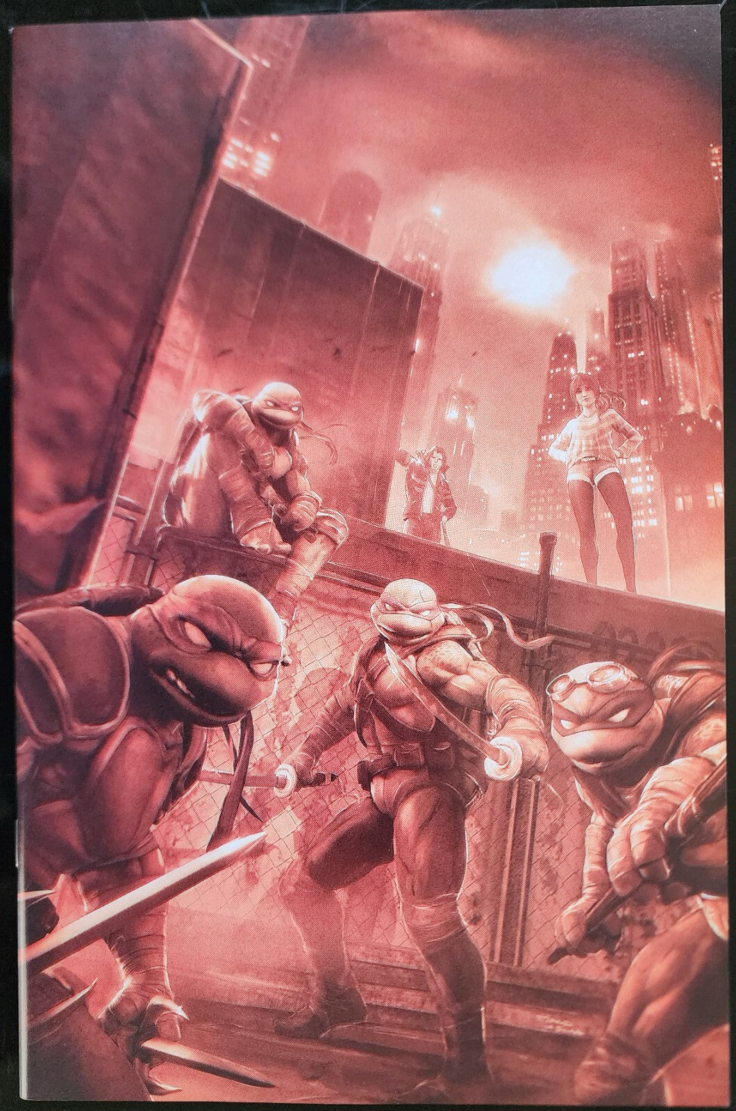 🔥 TEENAGE MUTANT NINJA TURTLES ALPHA #1 TIAGO DA SILVA Variant B LTD 333 COA