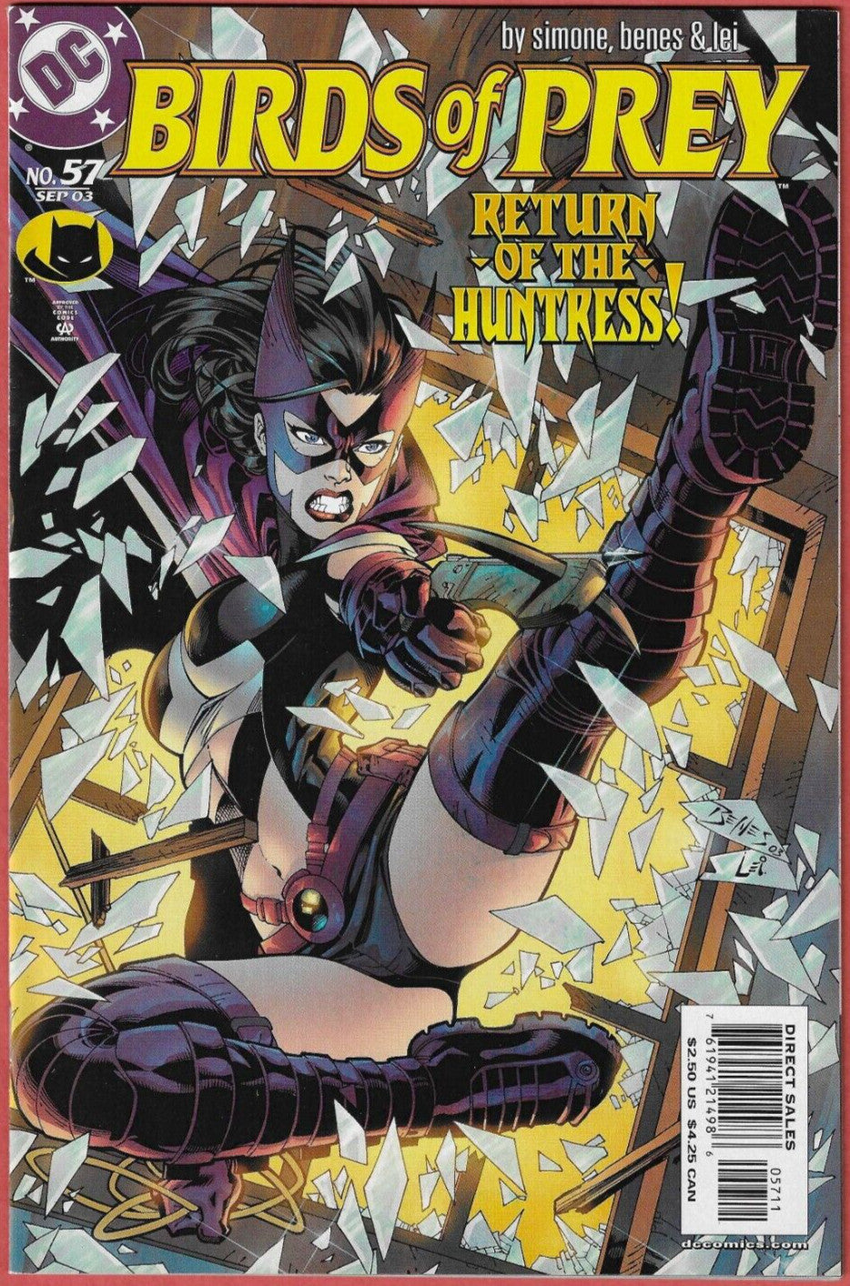 Birds of Prey, Vol 1 #57, #58 2003 DC Comics 2nd Savant Appearance