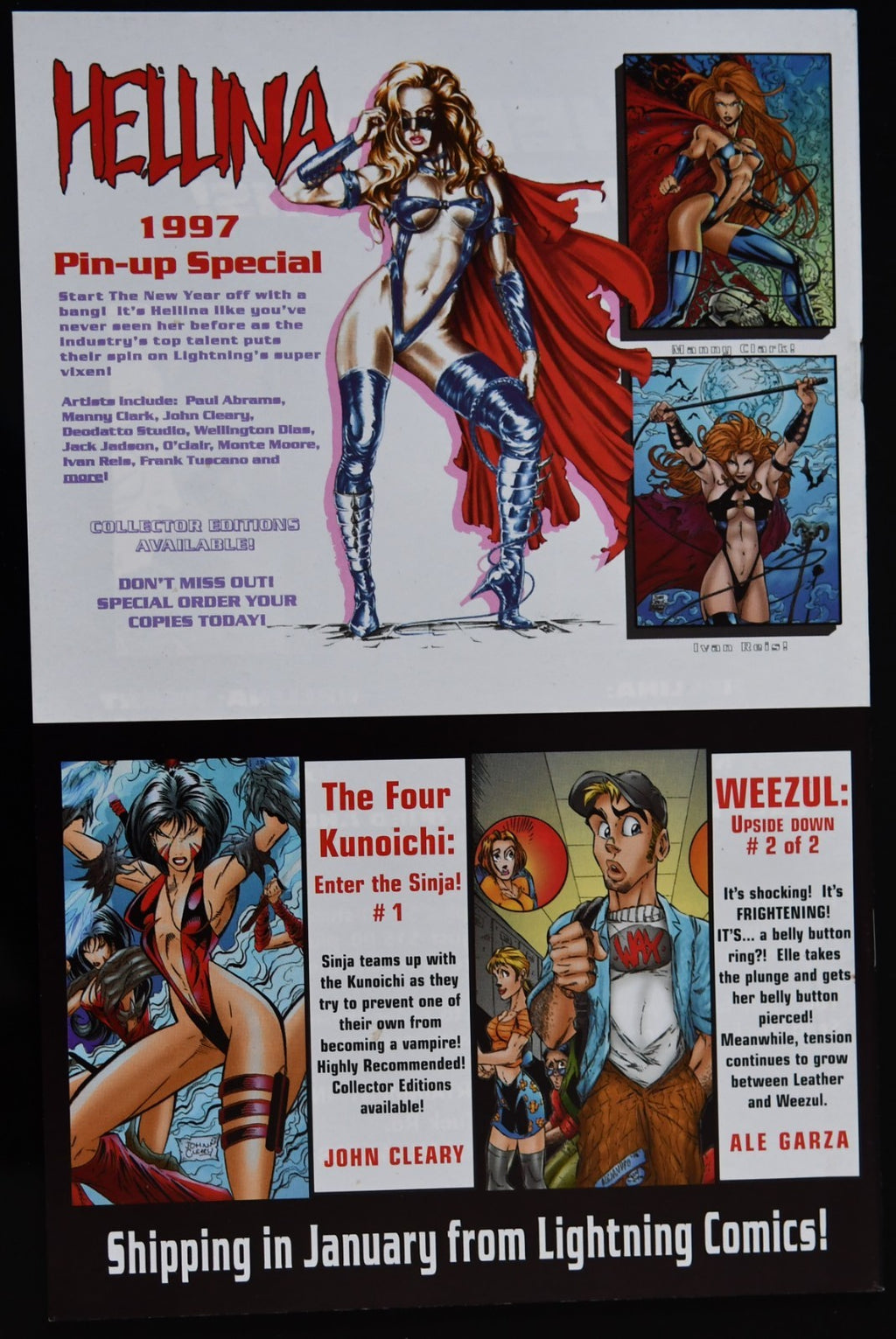 Hellina: Hell's Angel (1996) Lightning Comics Choose Your Issue