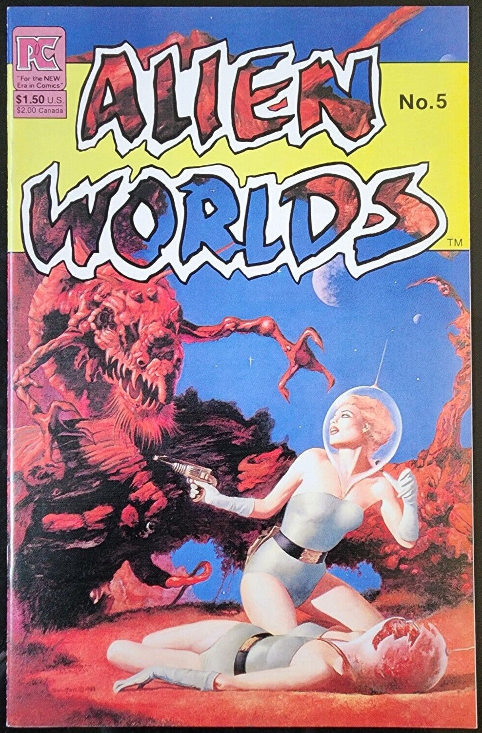 Alien Worlds #5 Pacific Comics John Bolton Cover 1st Print 1983
