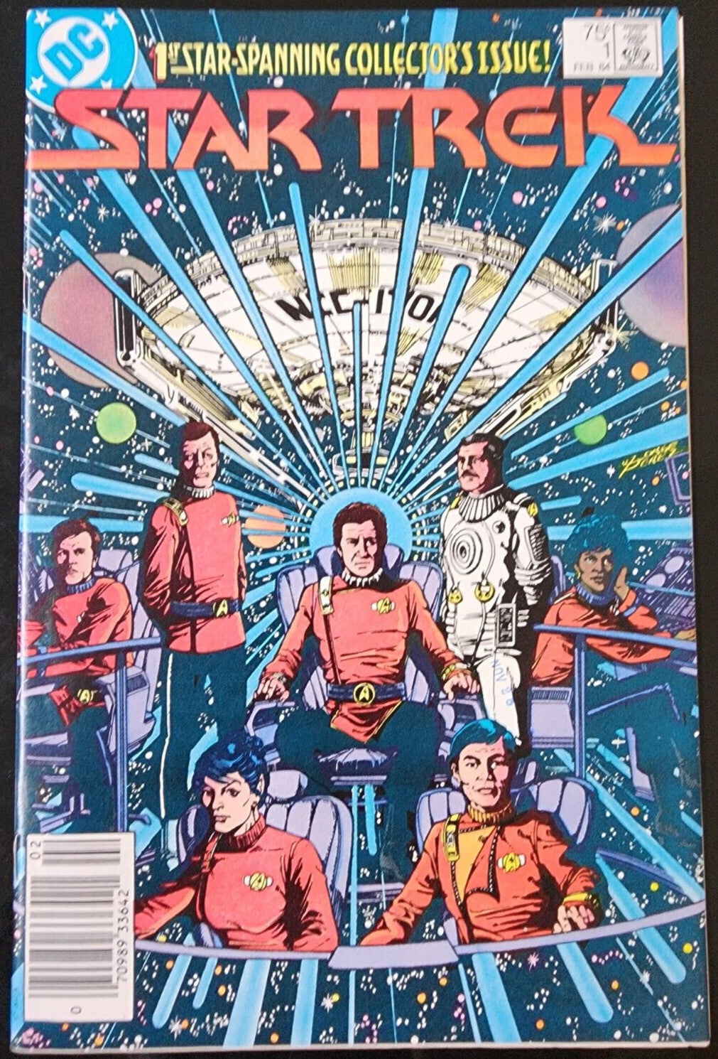 Star Trek (1984) #1 - Newsstand Variant - George Perez - Comic Book - DC Comics