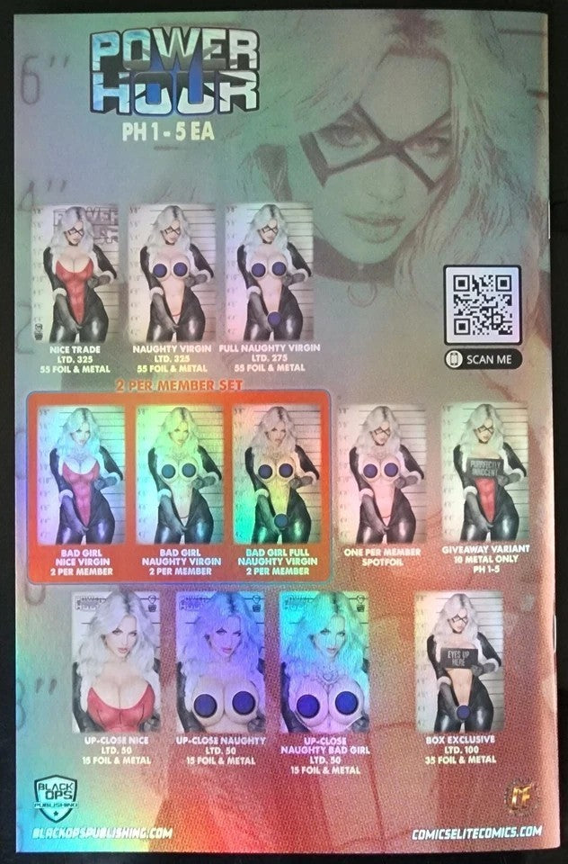 Power Hour #3 Preview Shikarii Bad Kitty 2 Per Member Patreon Foil Match 6 Set
