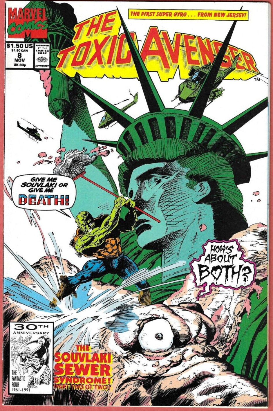Toxic Avenger #8 1991 Marvel