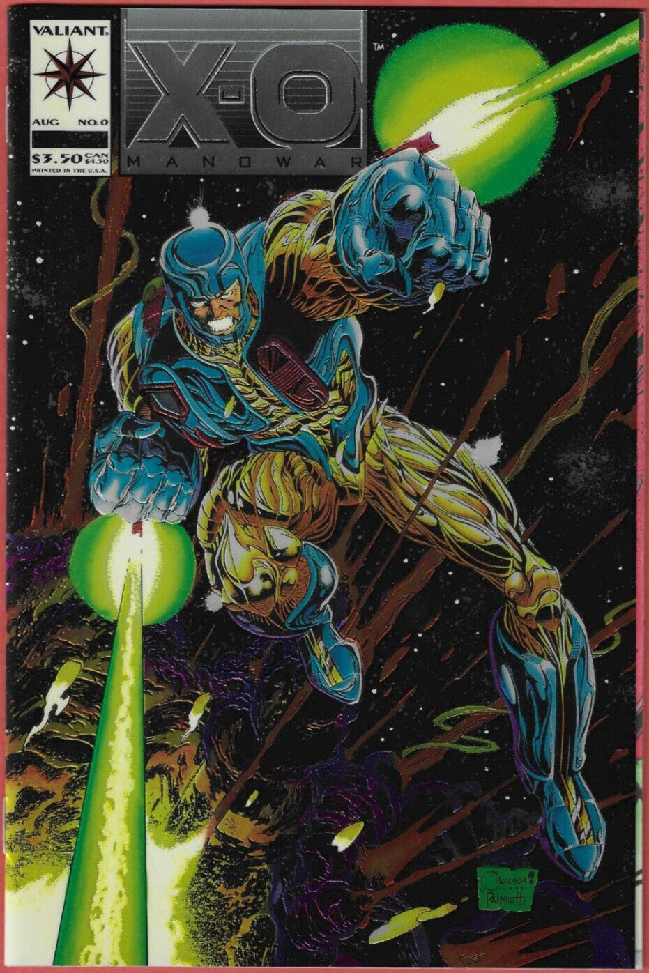 X-O Manowar #0 (Valiant Comics, August 1993)