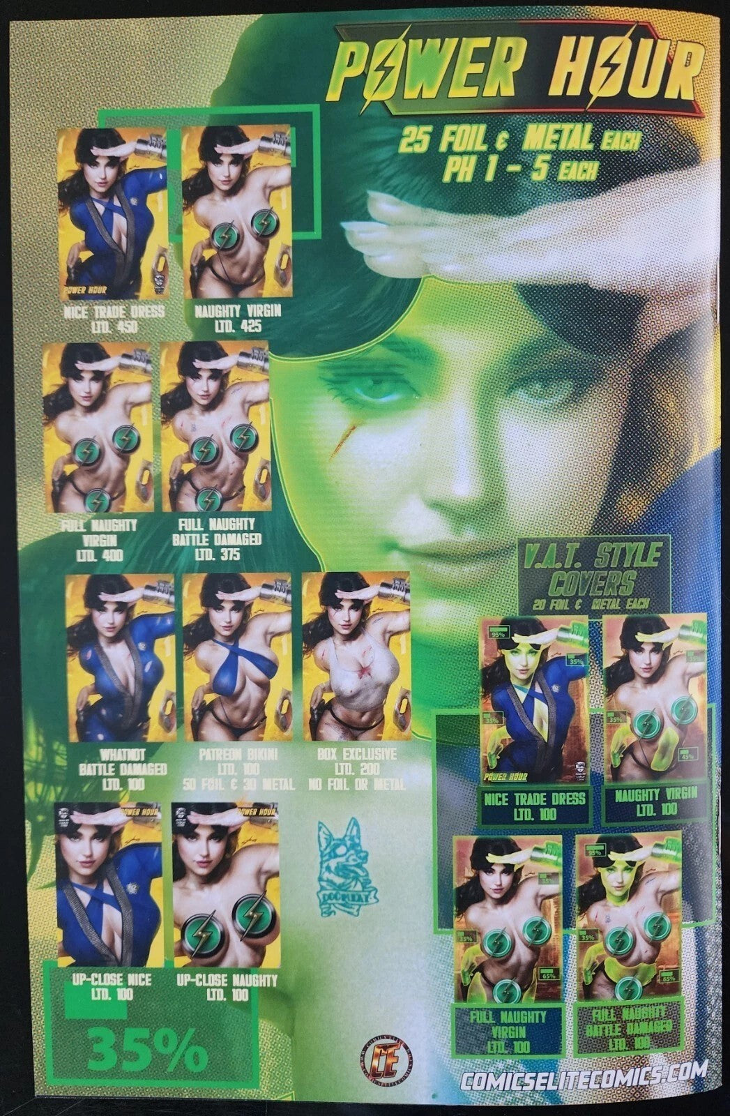 Power Hour #2 Shikarii Vaulted Fallout 6 Book Box Set with Foil & V.A.T.