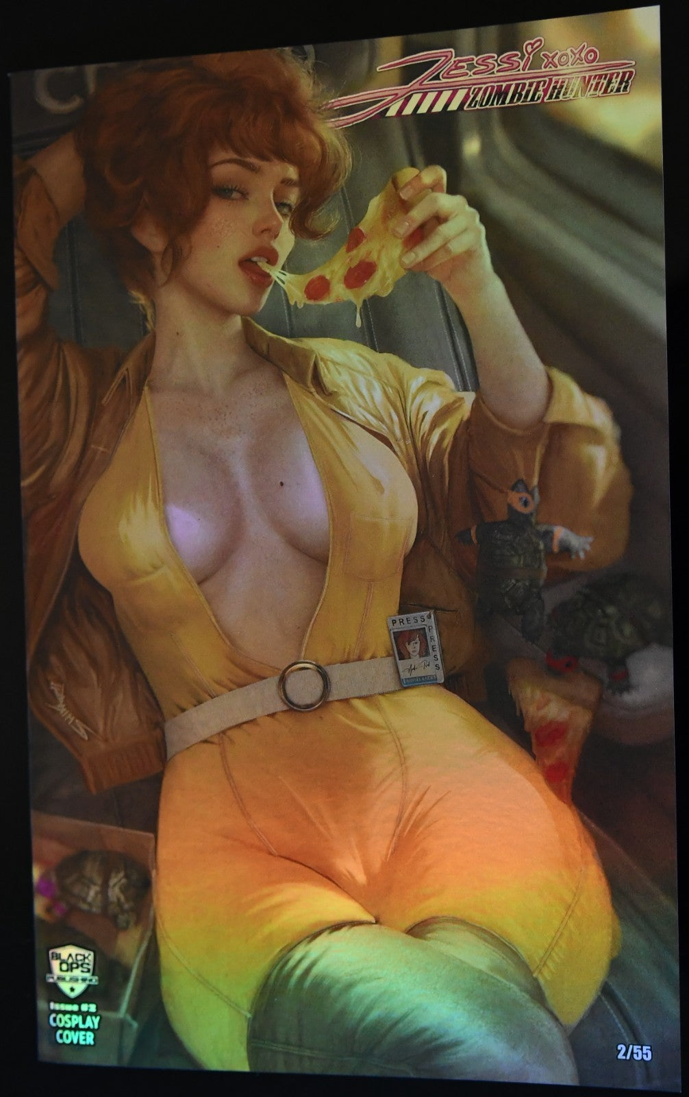 Jessi Zombie Hunter #2 Shikarii Turtle Babe Patreon Foil Box Set Ltd 35