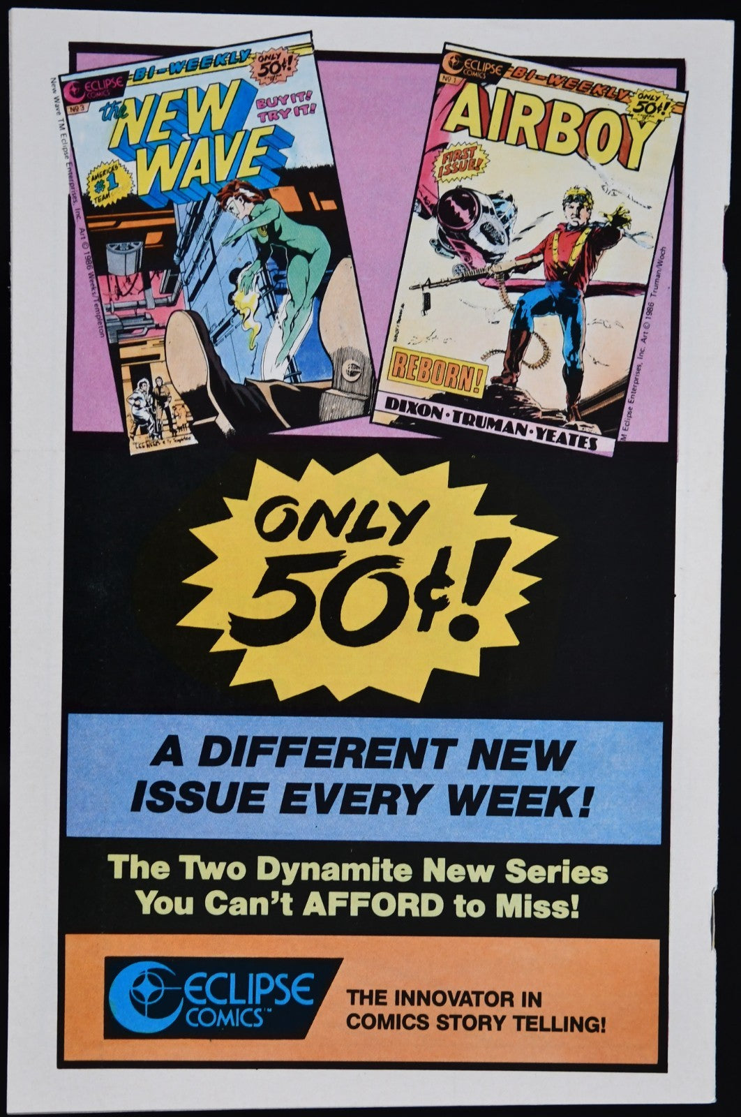 Tor 3D #1 and #2 Joe Kubert Eclipse Comics 1986