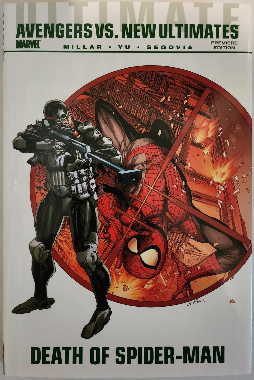Marvel Ultimate Avengers vs. New Ultimates: Death of Spider-Man Hardcover
