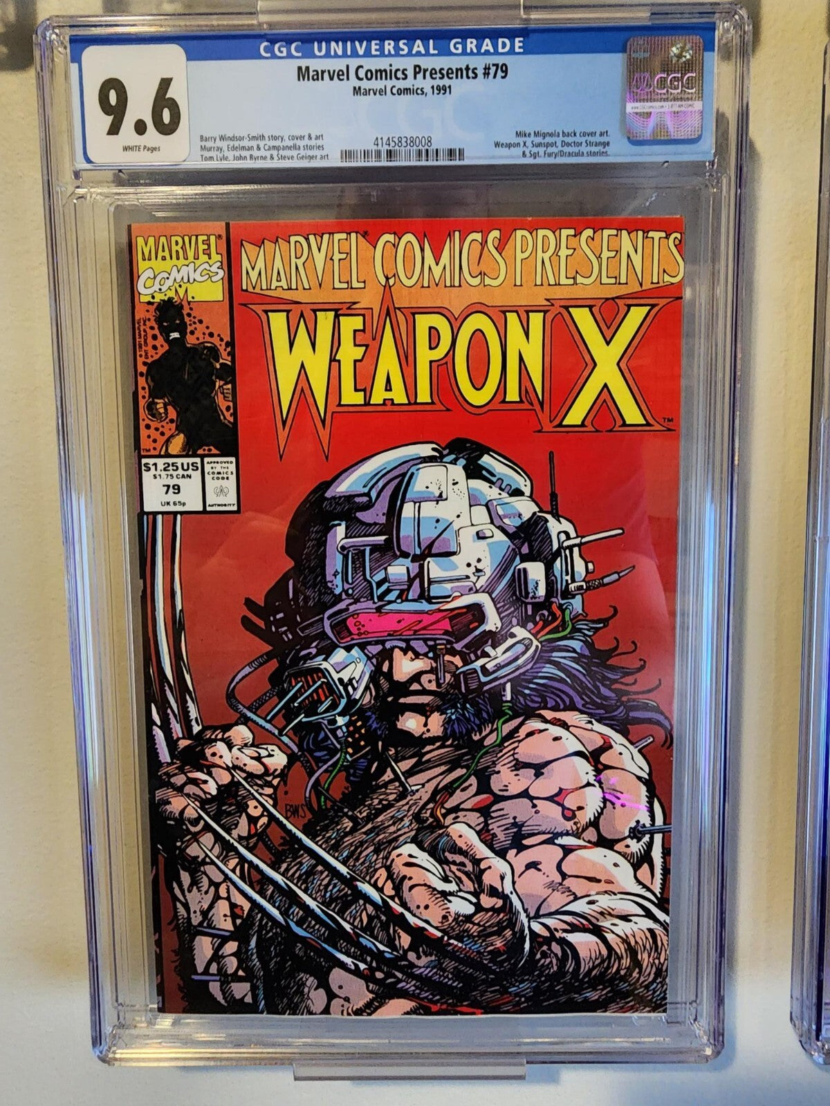 Marvel Comics Presents #74 and 79 CGC 9.6 Weapon X 1991 Wolverine John Byrne Set