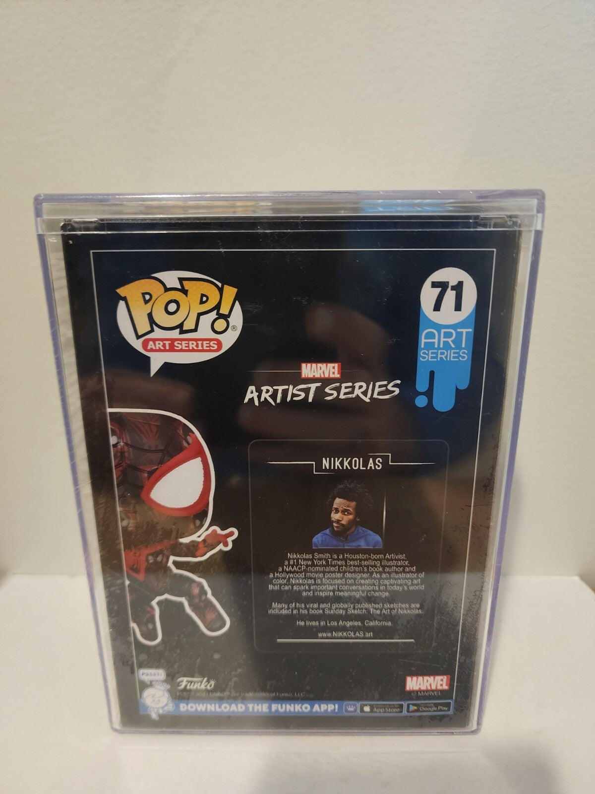 Funko Pop! Art Series Marvel: MILES MORALES SPIDER-MAN #71 Target Exclusive
