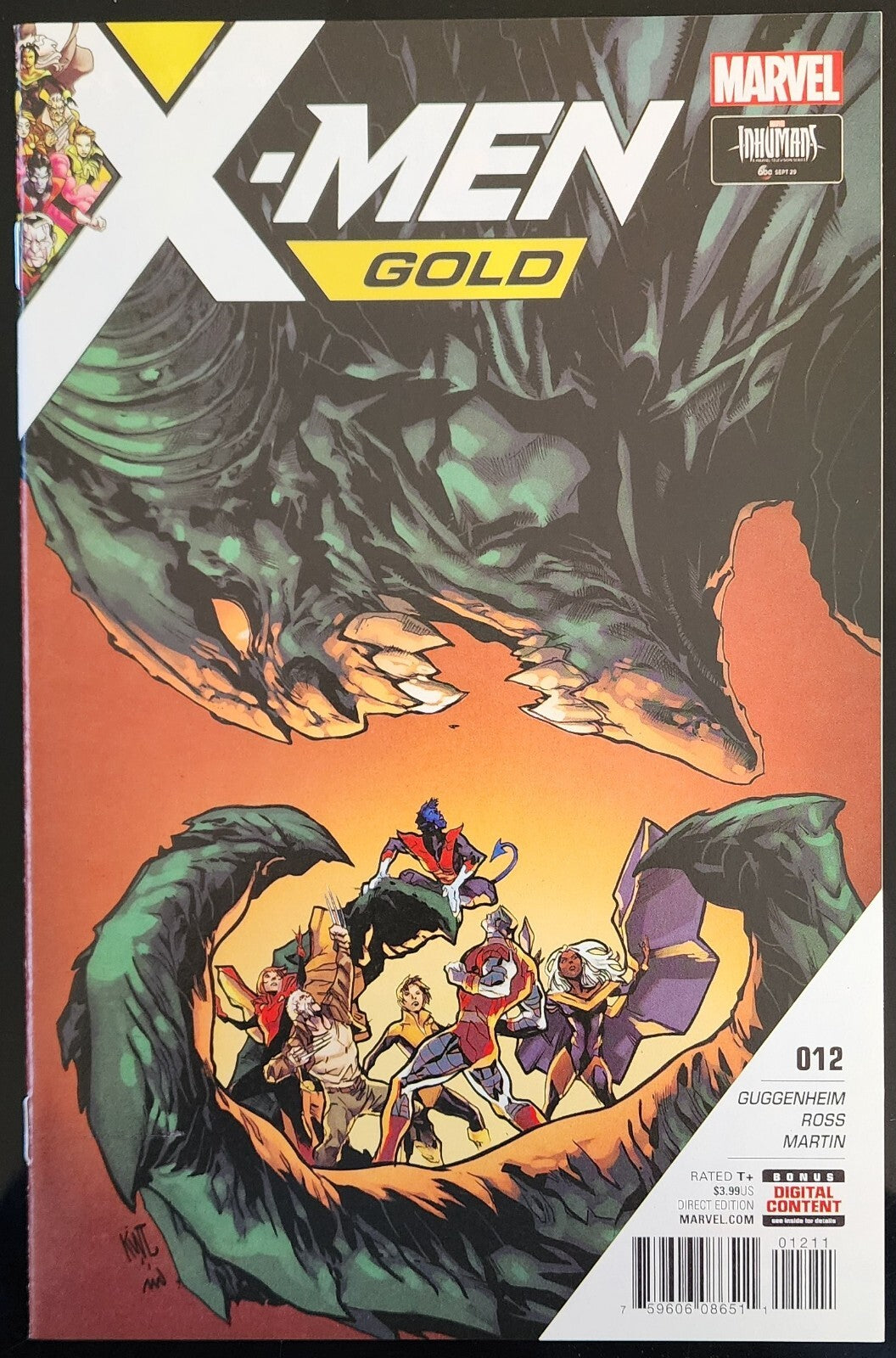 X-Men Gold #12 (Marvel Comics August 2017) Ken Lashley