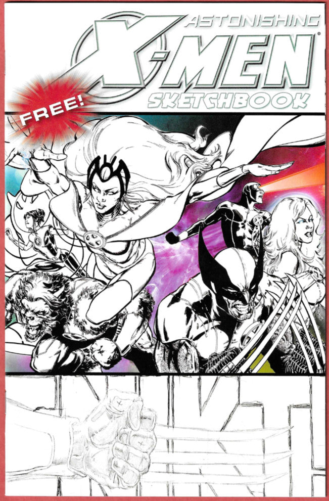 Amazing Spider-Man: The Gauntlet Astonishing X-Men Sketchbook (2009) Marvel cpy2