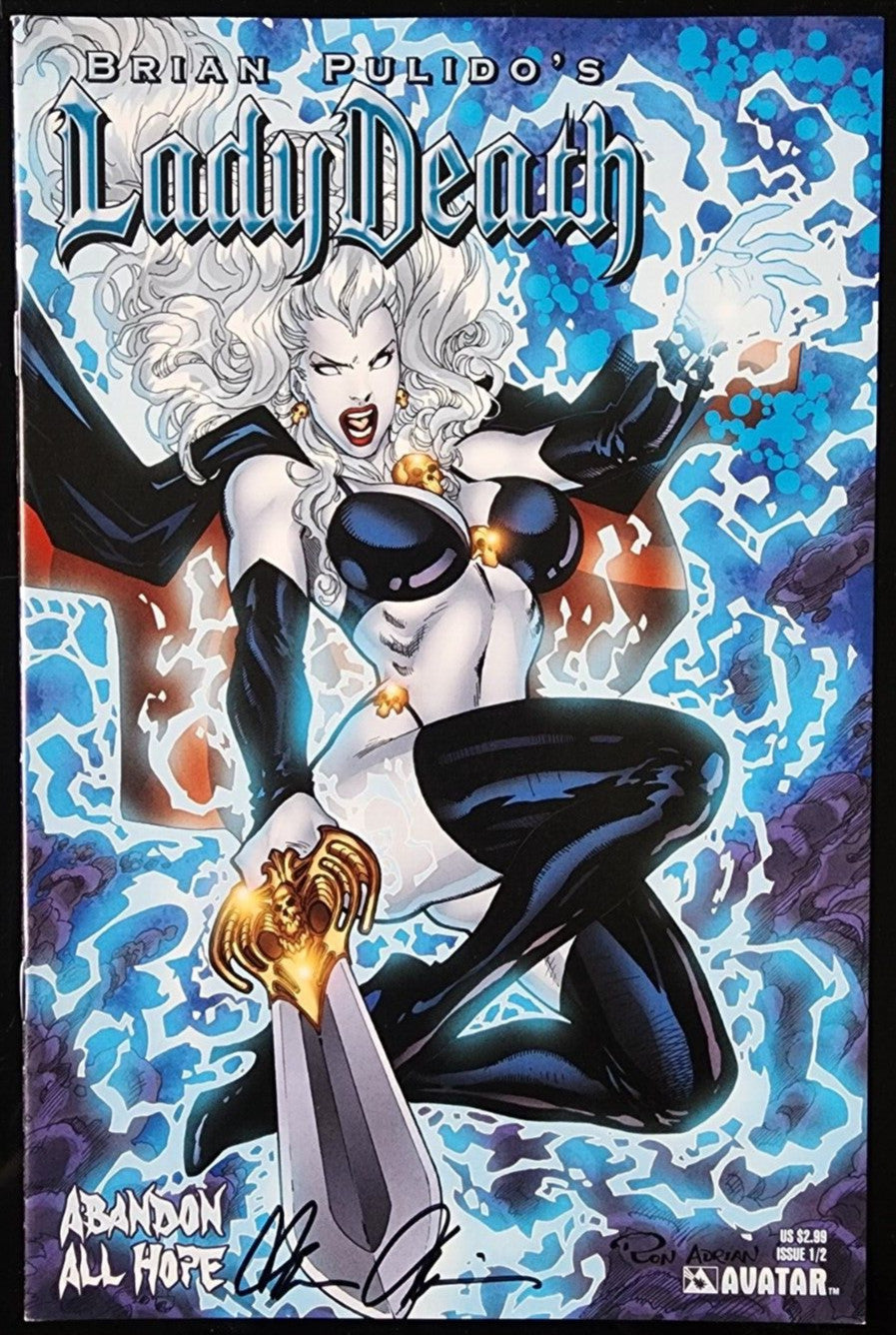 Lady Death: Abandon All Hope #1/2 Signed by Brian Pulido's