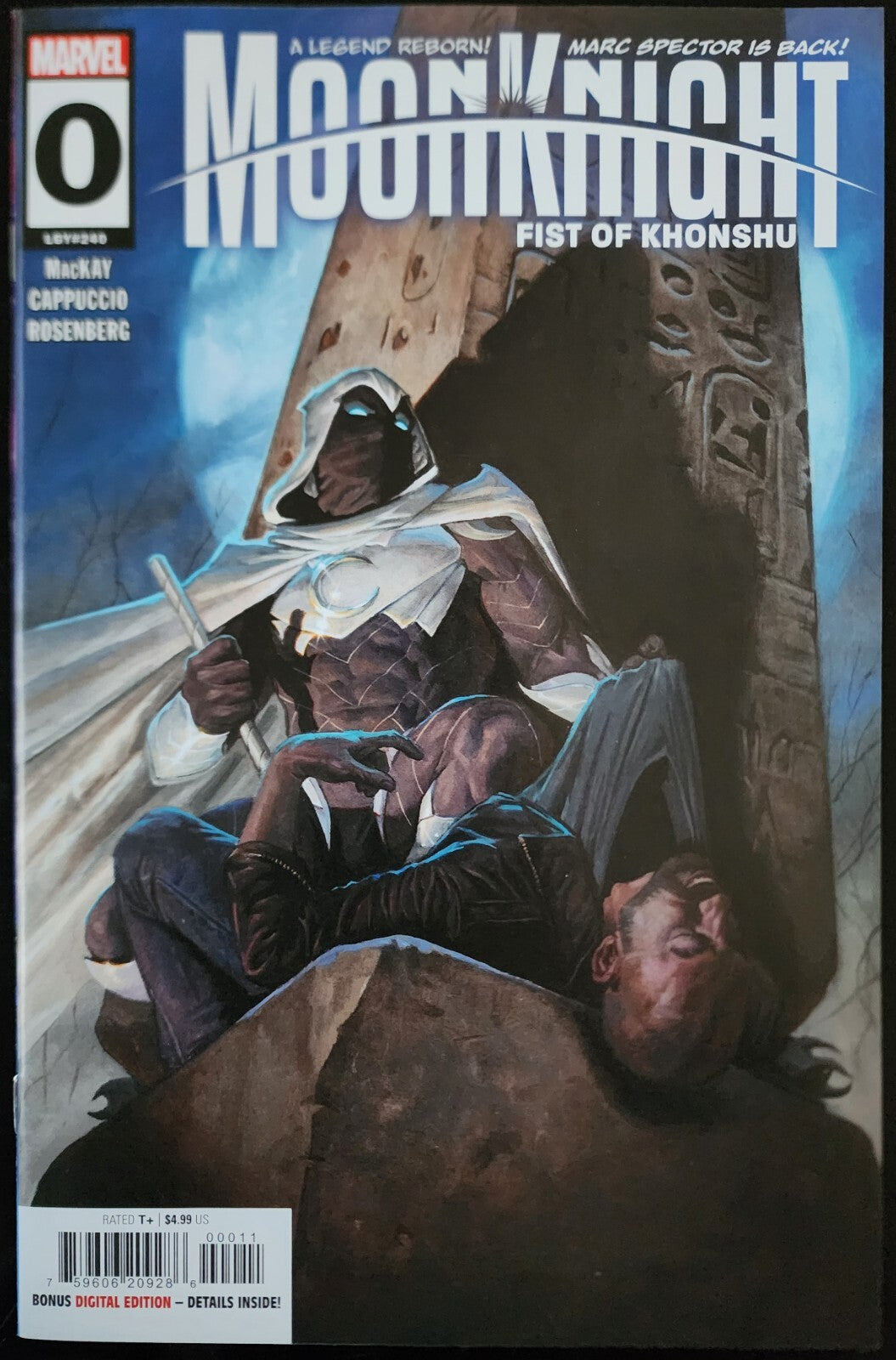 Moon Knight Fist Of Khonshu #0 E.M. Gist Regular Variant 2021