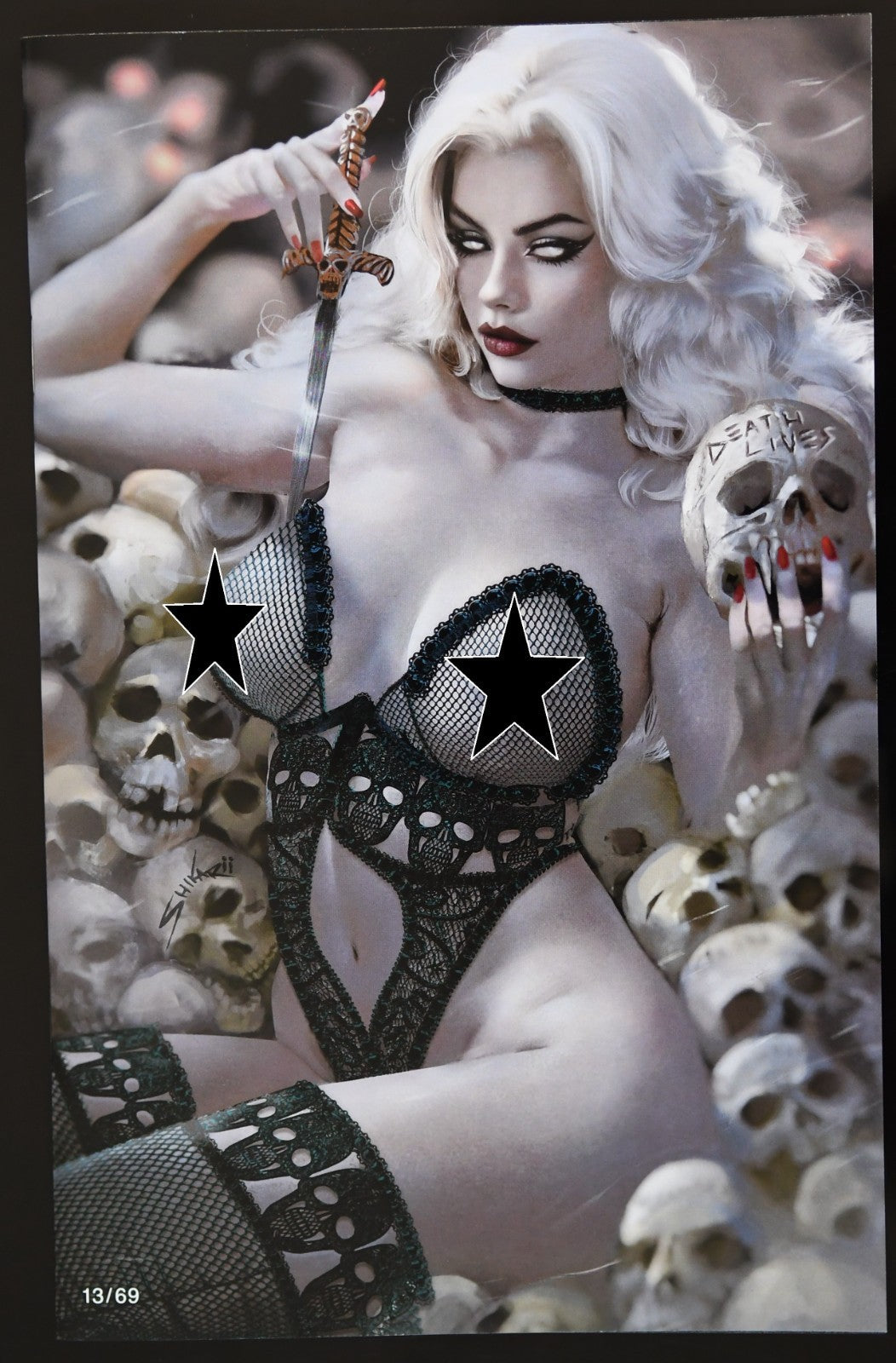 Lady Death Damnation Game #1 Shikarii Naughty Lingerie Virgin Art Edition Ltd 69