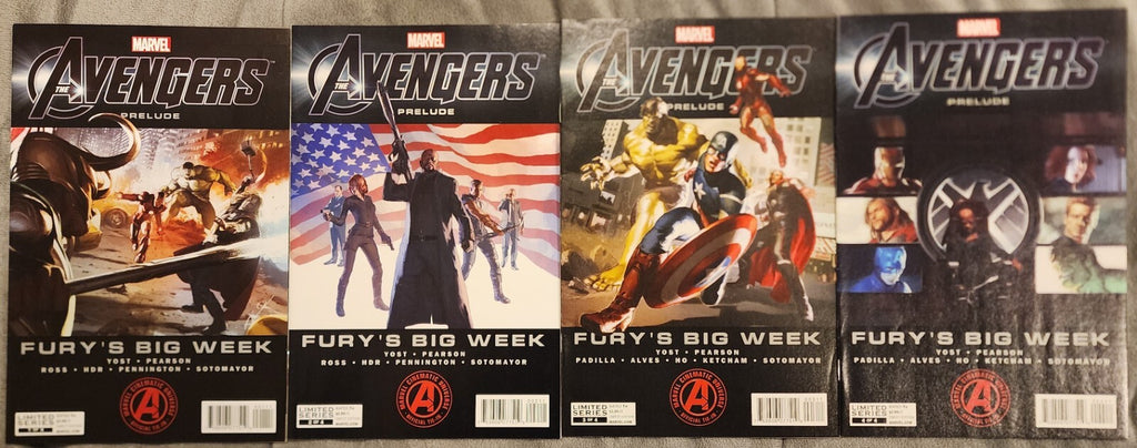 Avengers Prelude: Fury's Big Week 1-4 Complete