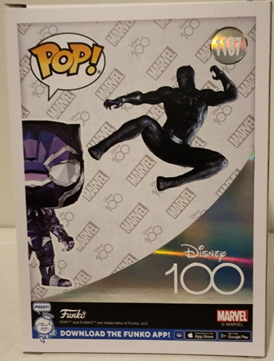 Funko Pop Disney 100TH Black Panther Facet Funko Shop Exclusive #1187