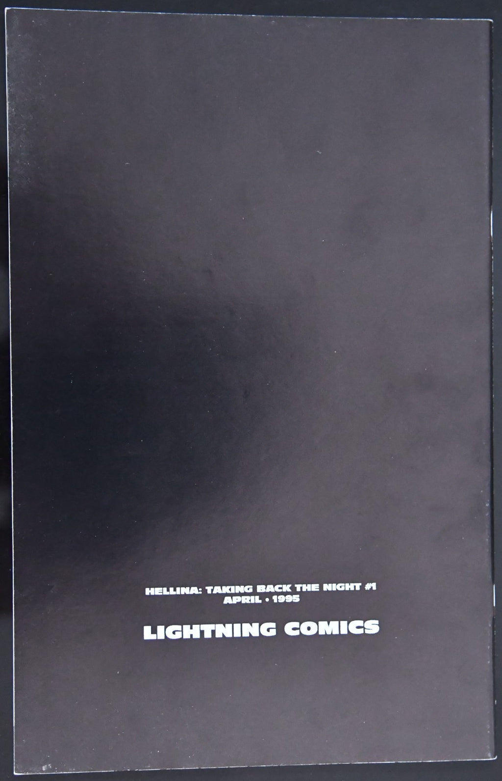 Hellina Taking Back the Night #1 1995 Lightning Comics