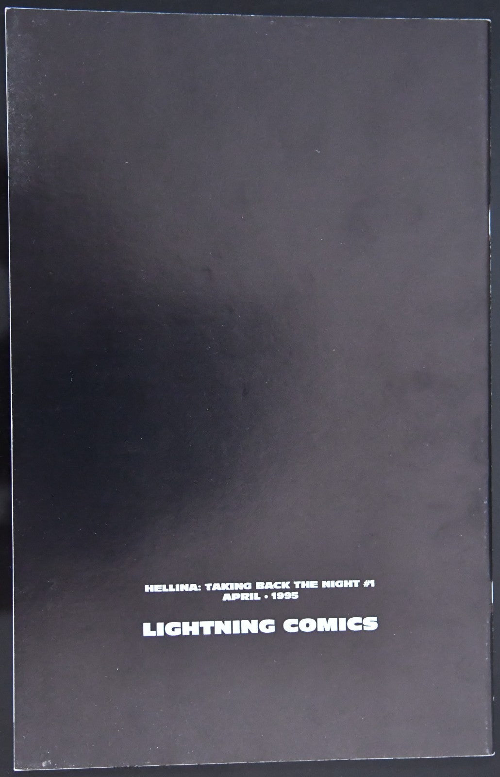 Hellina Taking Back the Night #1 1995 Lightning Comics