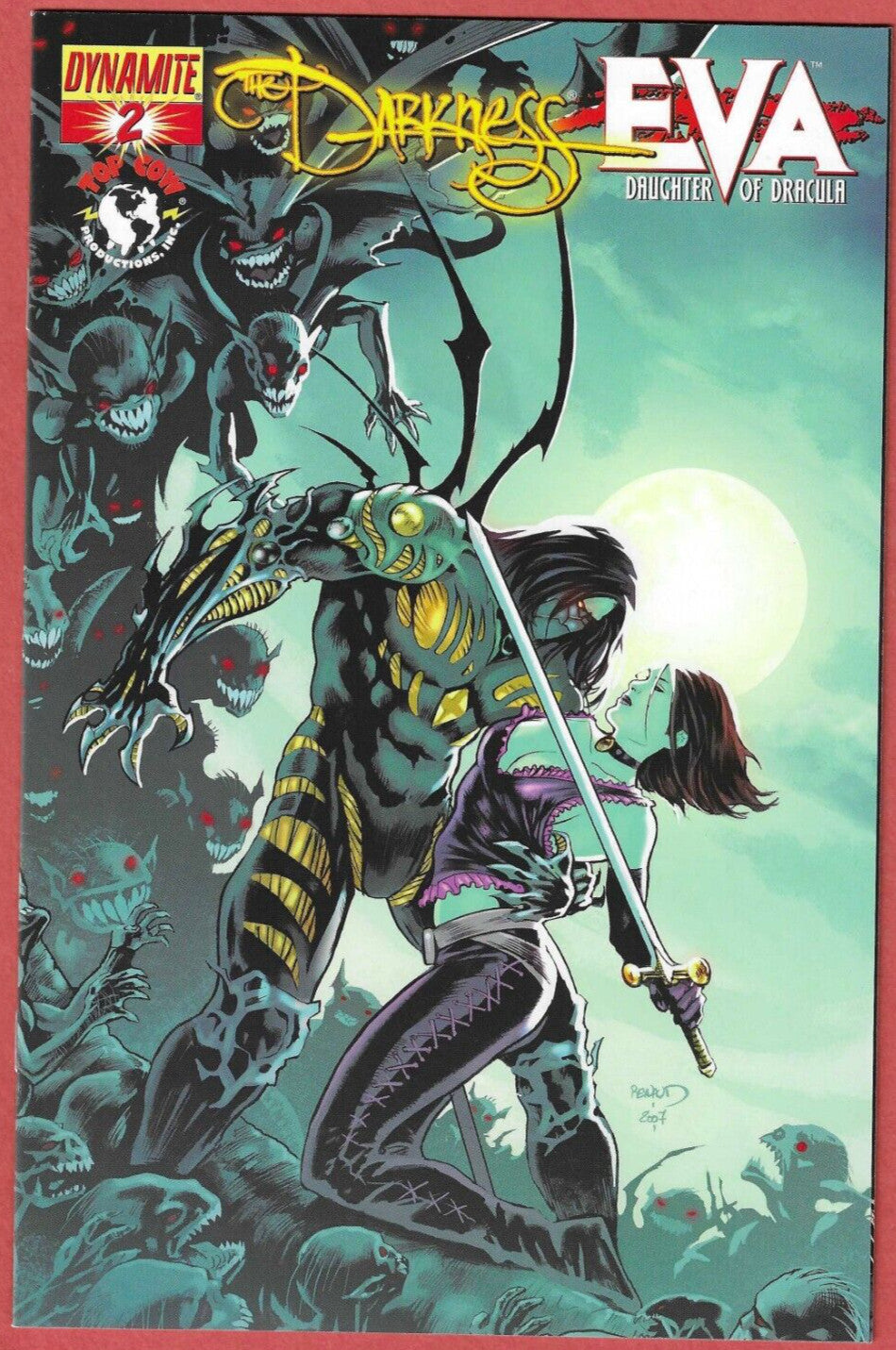 Darkness vs Eva Daughter of Dracula #1-4 (Dynamite) Lot set run 1 2 3 4