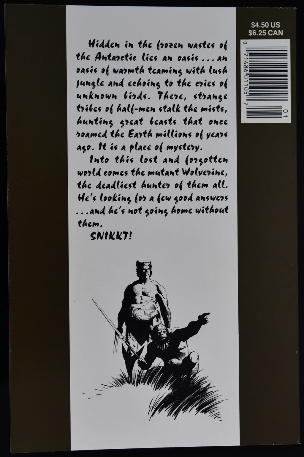 Wolverine: The Jungle Adventure Newsstand 1990 1st app. of Erista
