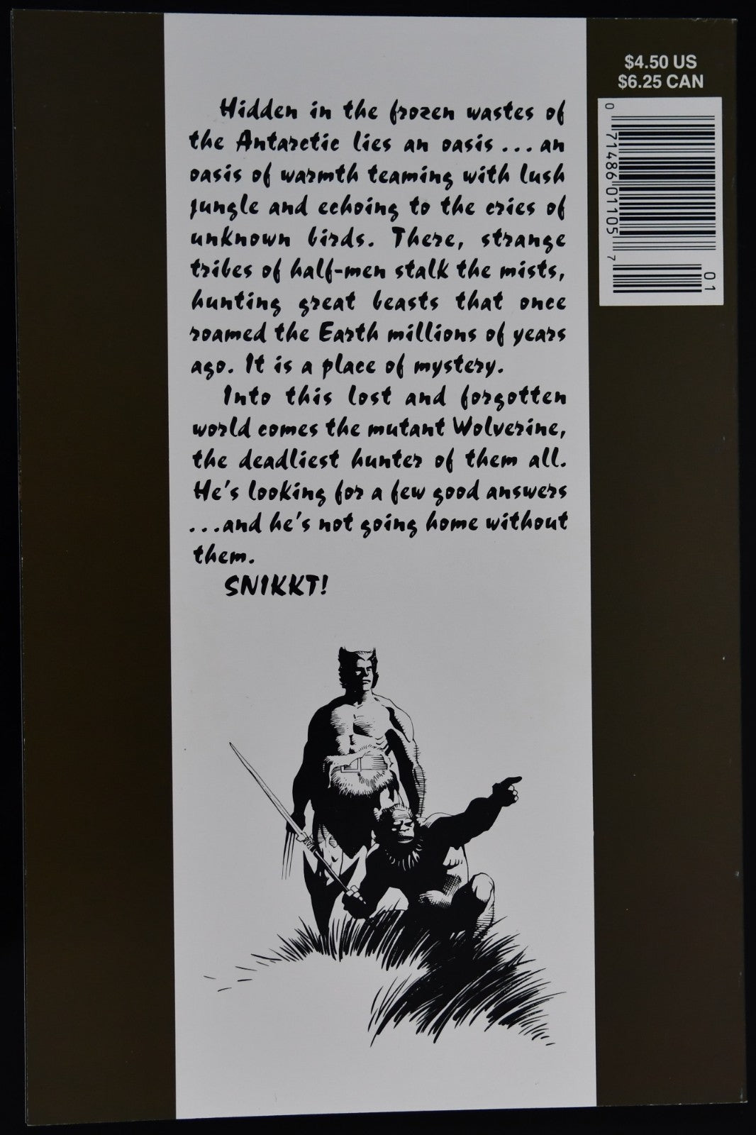 Wolverine: The Jungle Adventure Newsstand 1990 1st app. of Erista
