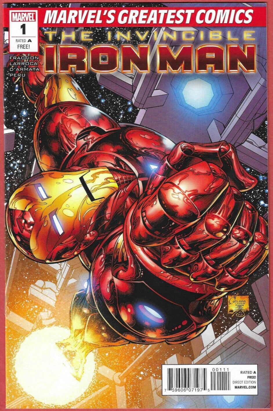 Invincible Iron Man #1 Free Marvel's Greatest Comics 2010 1st app. Sasha Hammer