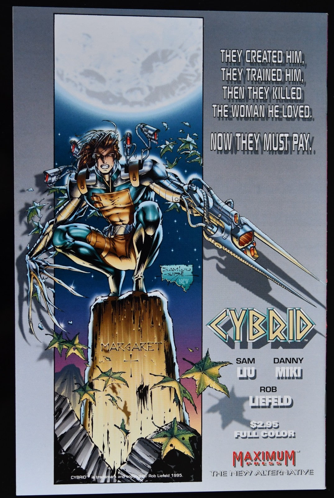 Avengelyne #1 Maximum Press 1995 Photo Variant