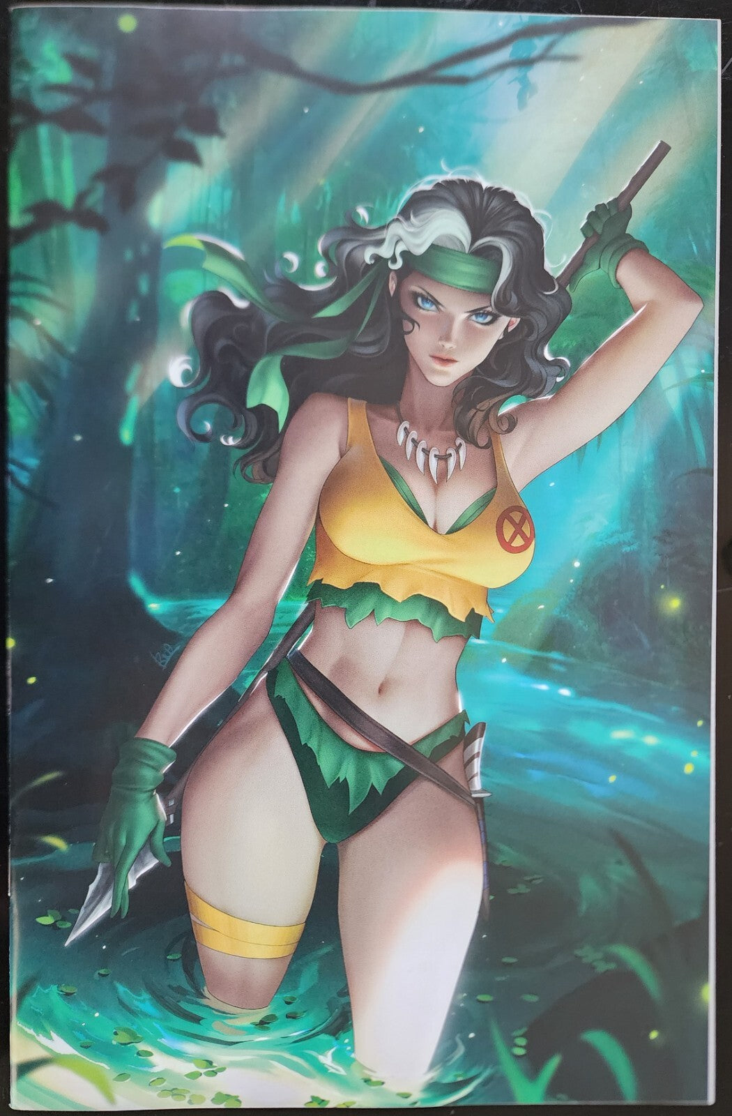 ROGUE & GAMBIT 5 R1C0 VIRGIN VARIANT EXCLUSIVE MARVEL COMICS X-MEN 2023