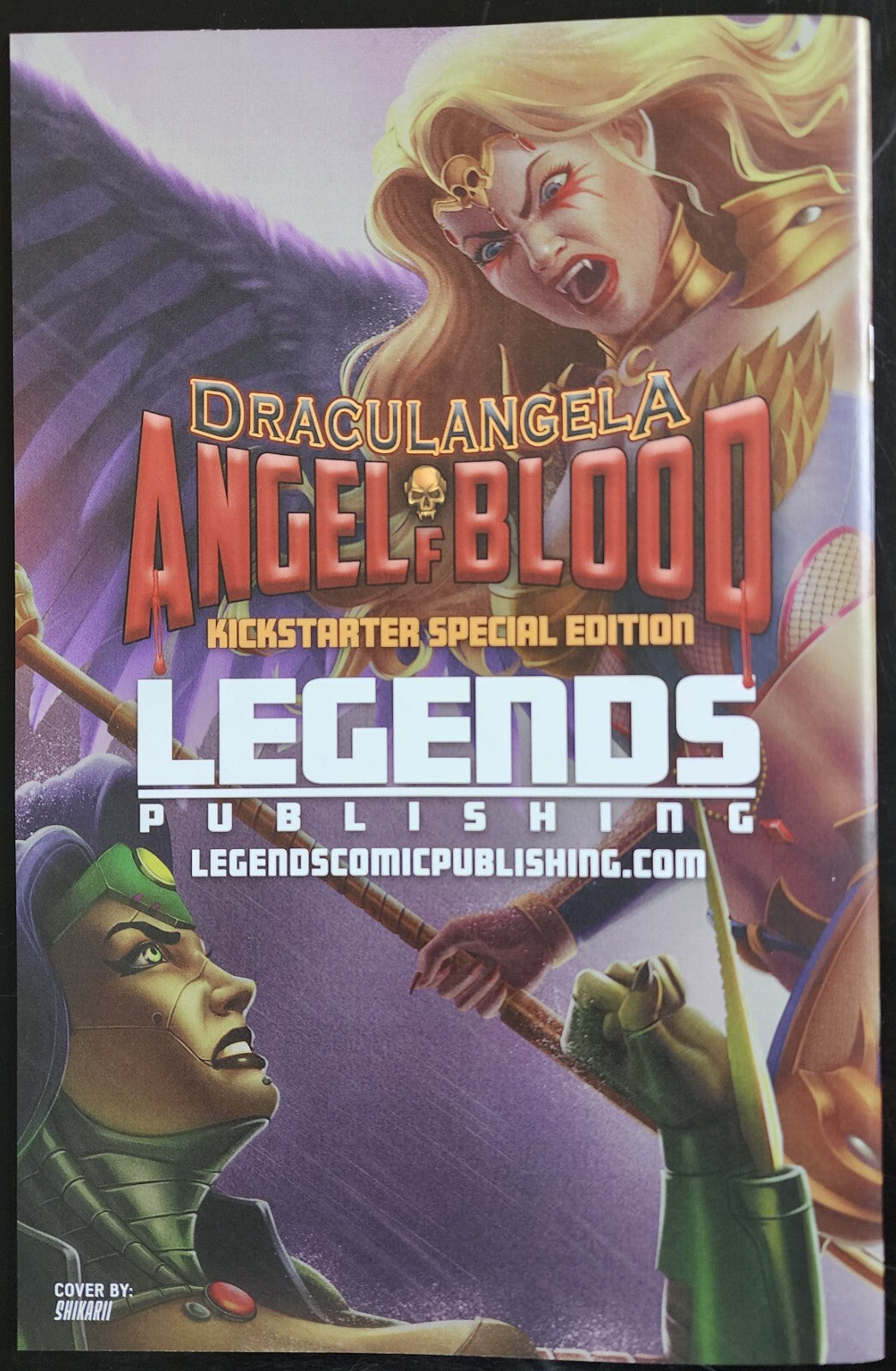 DRACULANGELA ANGEL OF BLOOD #1 SHIKARII COVER B TRADE VARIANT KICKSTARTER