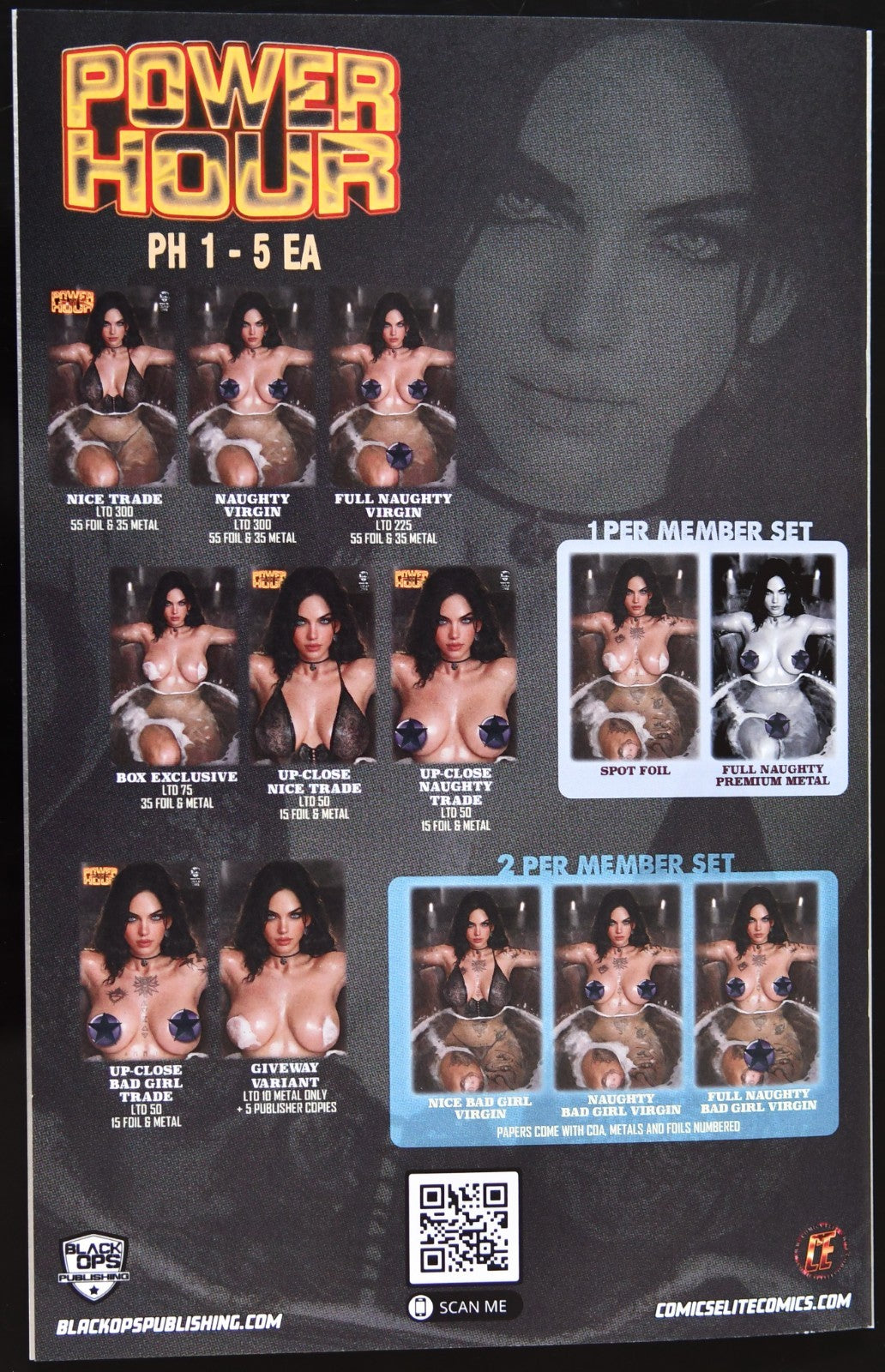 Power Hour #3 Shikarii Sorceress Patreon Full Naughty Premium Metal Ltd 11/35