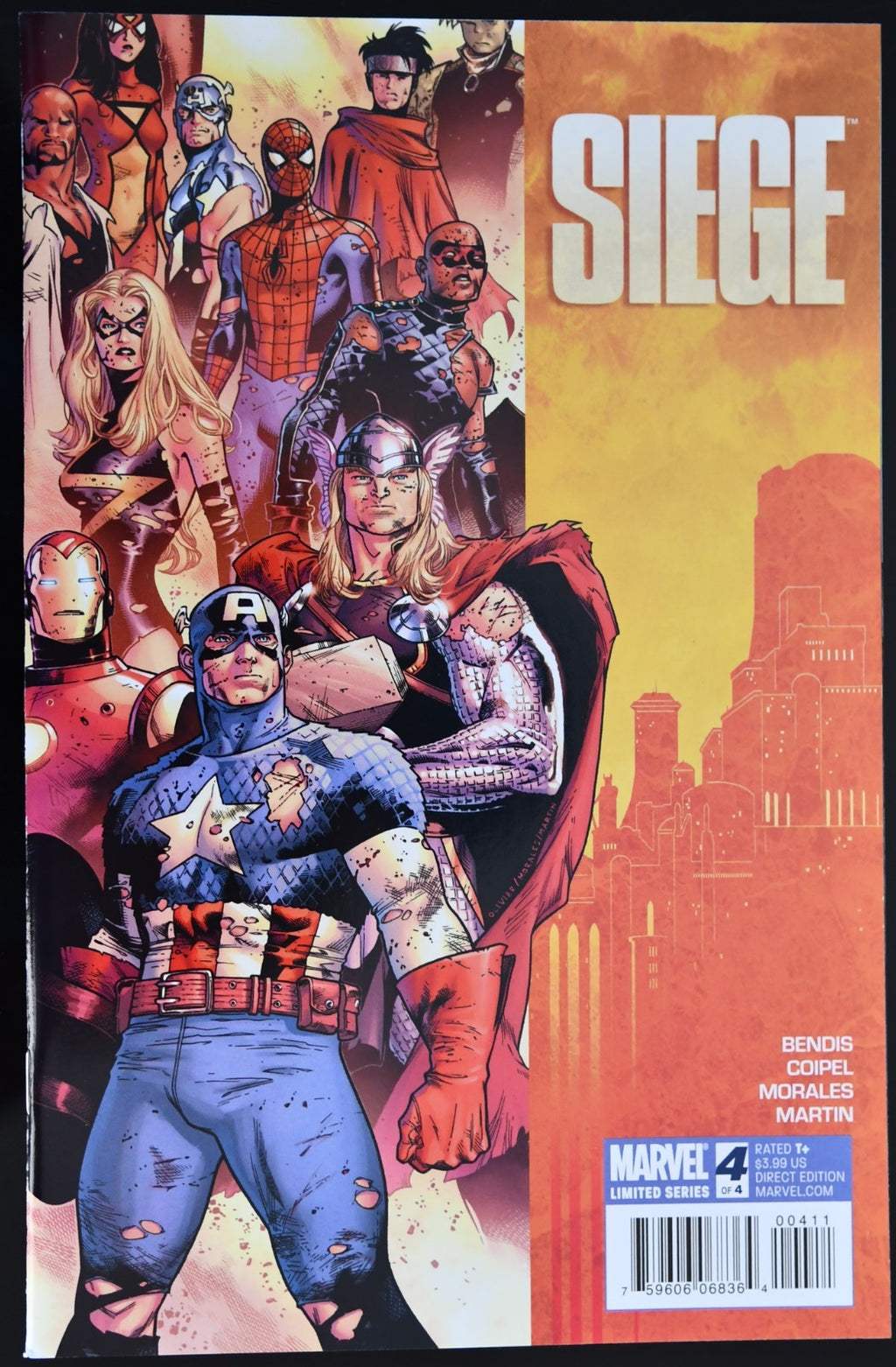 Siege #1-4 Olivier Coipel Set Marvel 2010