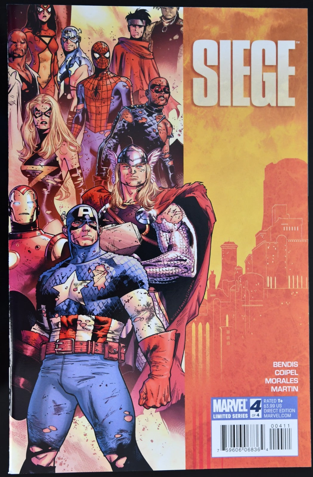 Siege #1-4 Olivier Coipel Set Marvel 2010