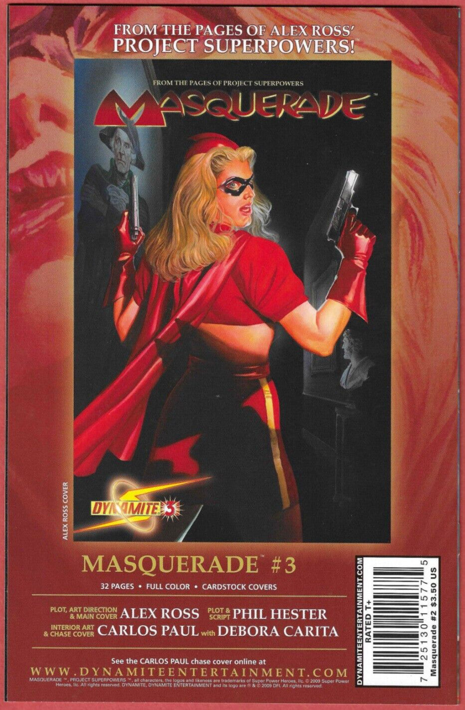 Masquerade 1-4 2009 Dynamite Comics Lot Alex Ross Bundle Project Superpowers
