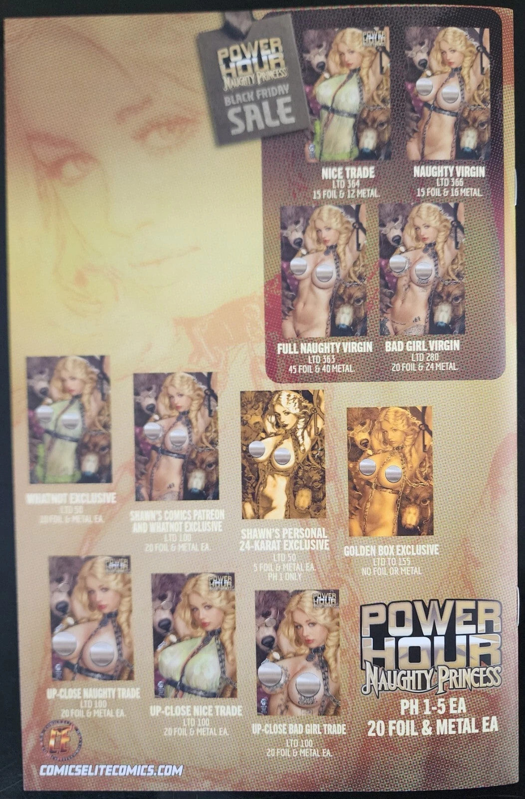 Power Hour Preview #3 Shikarii Goldie 6 Book Boxset including Whatnot Exclusive