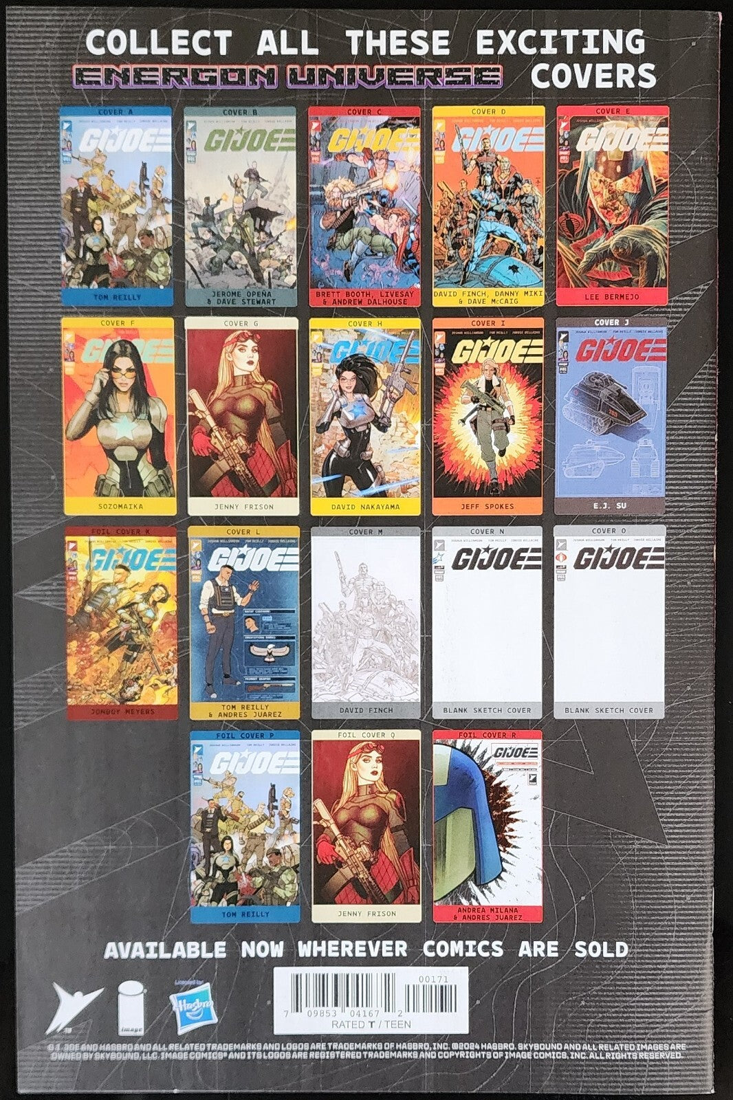 GI JOE #1 CVR G IMAGE COMICS 2024 SIGNED JENNY FRISON VARIANT