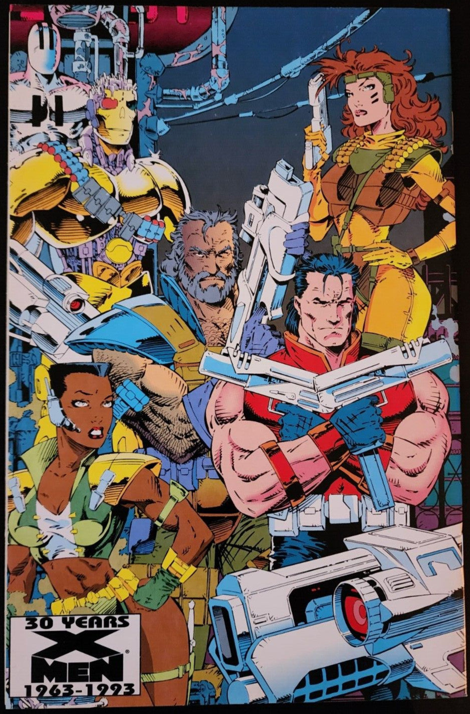 CABLE #1 Future Destiny 1993 Marvel Comics Gold Foil Cover