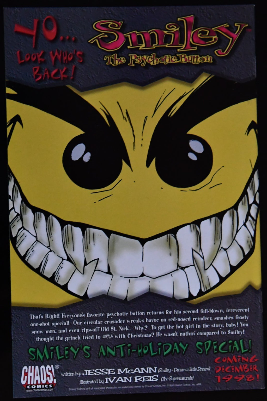 Purgatori (1998-1999) Chaos Comics Choose Your Issue