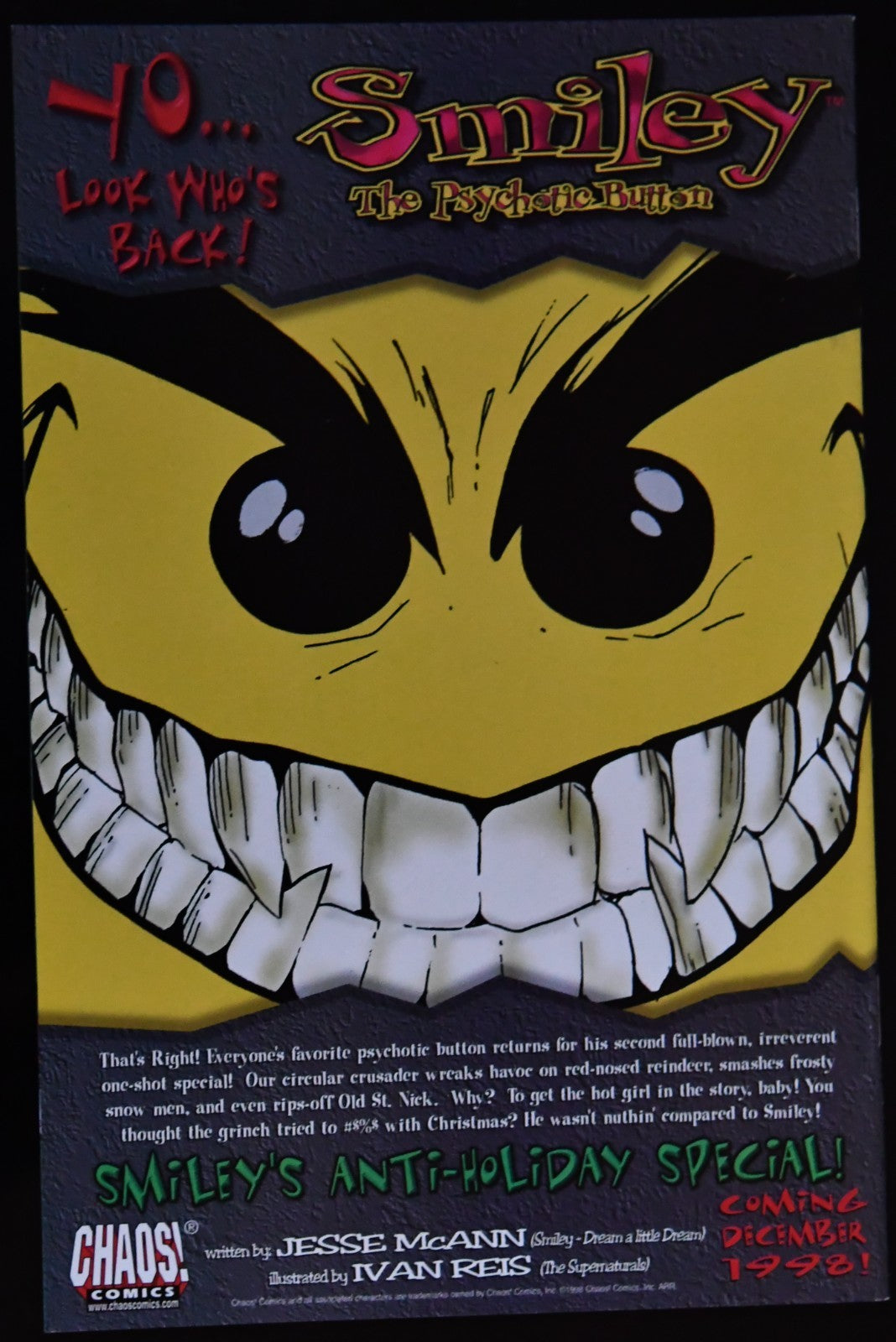 Purgatori (1998-1999) Chaos Comics Choose Your Issue