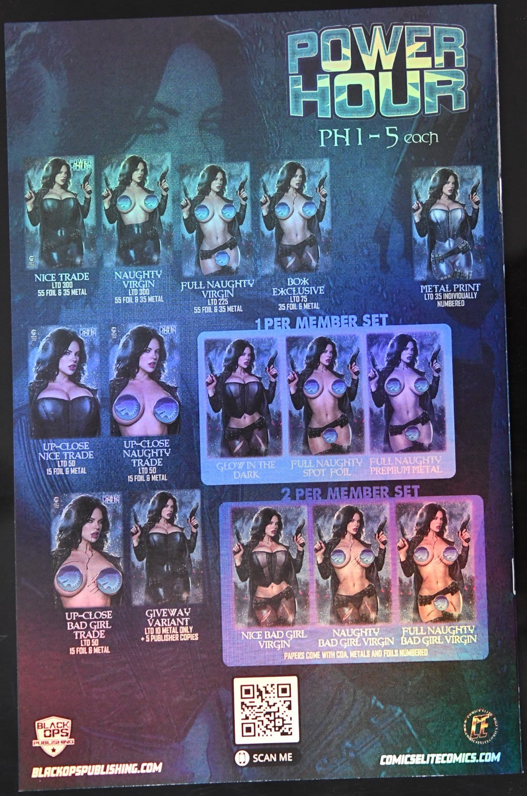 Power Hour #3 Shikarii Death Dealer Nice Bad Girl Foil Ltd 7/20 Patreon