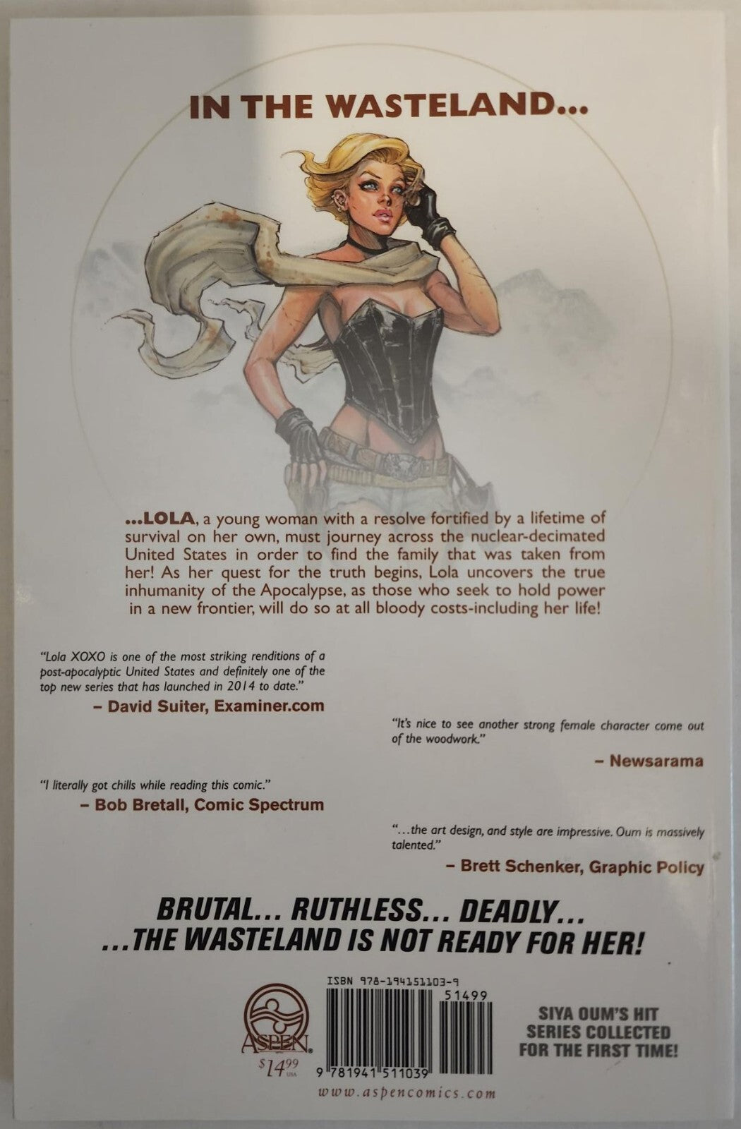 Lola XOXO Complete First Volume (Aspen, January 2016) TPB