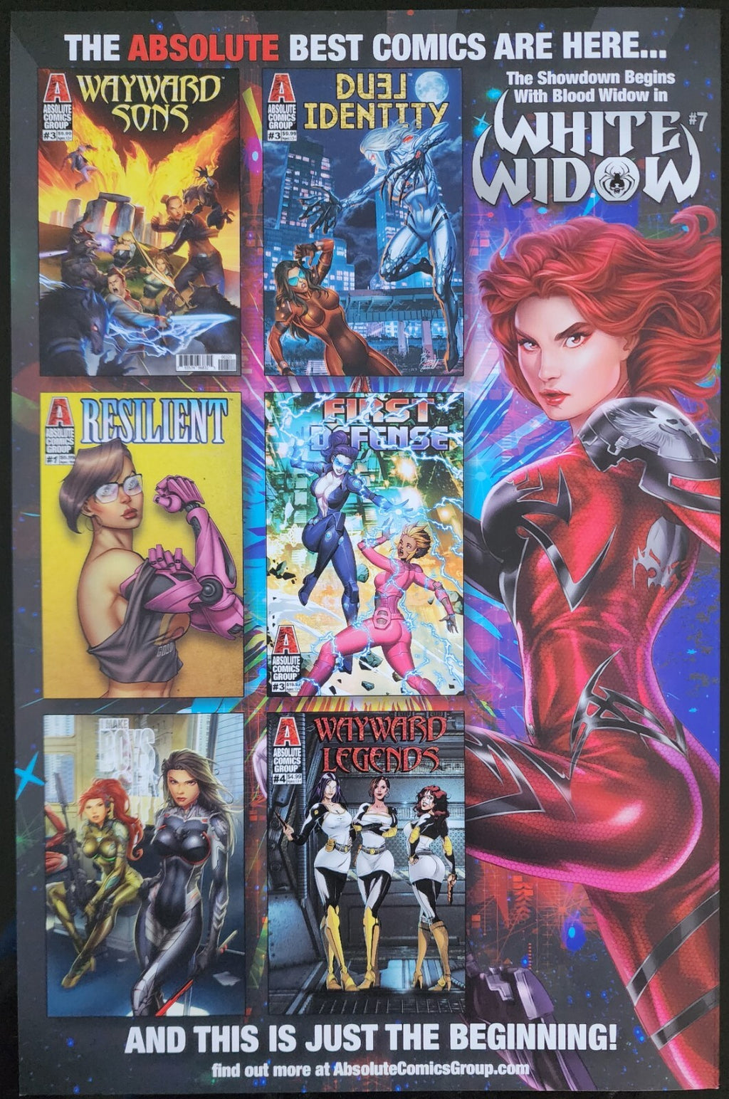 WHITE WIDOW #6 X-23 BLUE SHEER DEADPOOL UNICORN VARIANT JAMIE TYNDALL ABSOLUTE