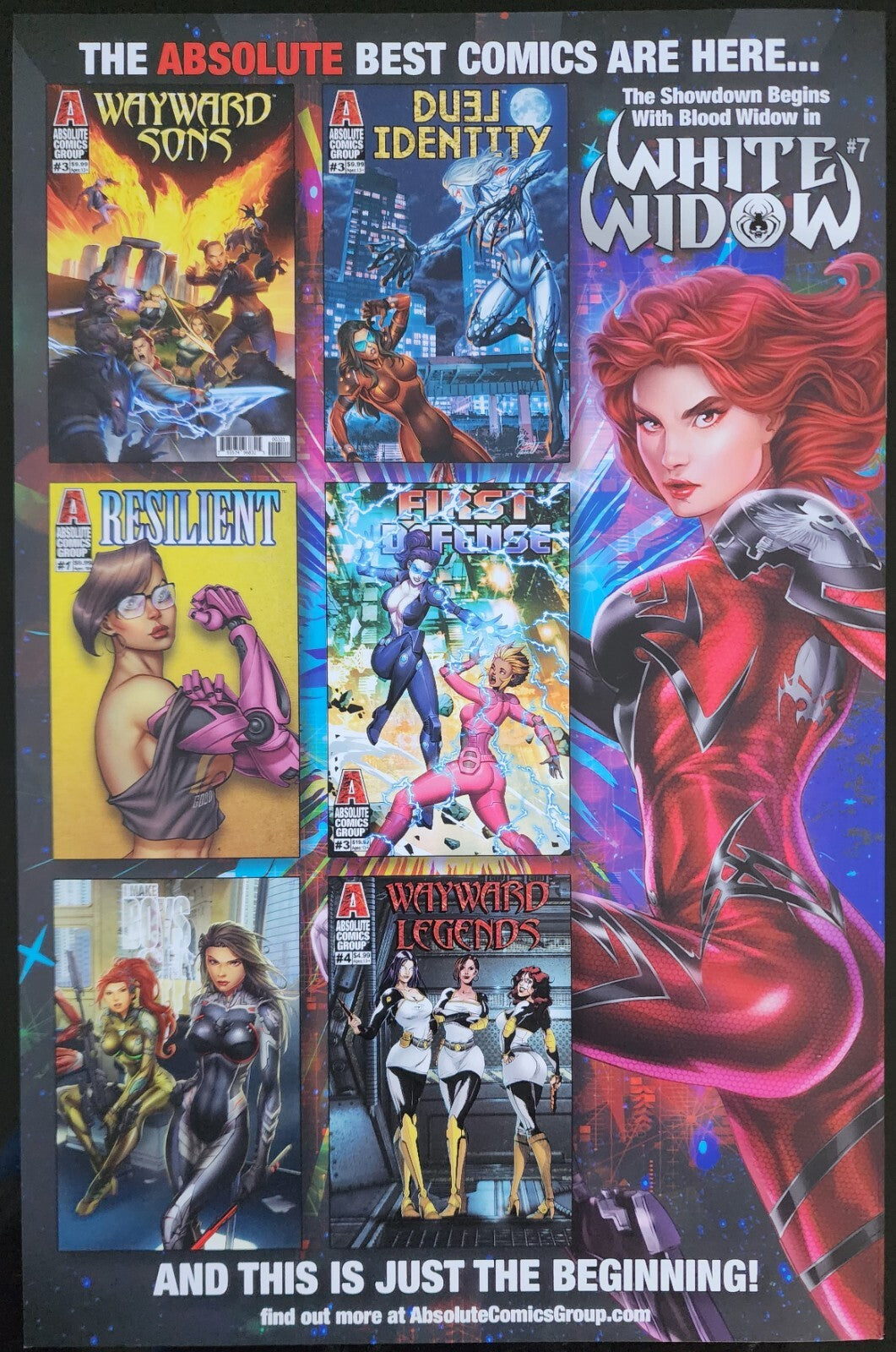 WHITE WIDOW #6 X-23 BLUE SHEER DEADPOOL UNICORN VARIANT JAMIE TYNDALL ABSOLUTE