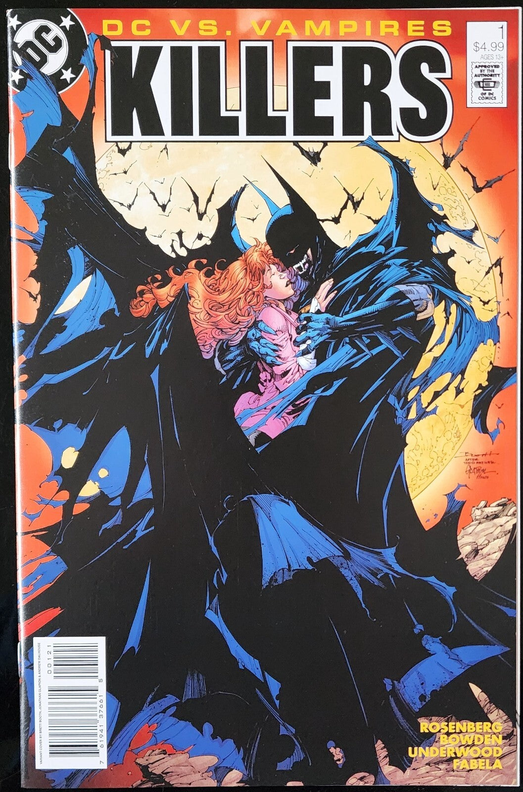 DC vs VAMPIRES KILLERS 1 BRETT BOOTH VARIANT BATMAN 423 McFARLANE HOMAGE CPY2