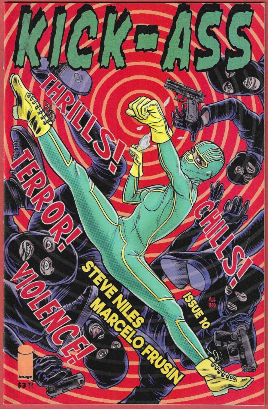Kick-Ass #10C Allred Variant 2018 Image Comic Steve Niles Marcelo Frusin
