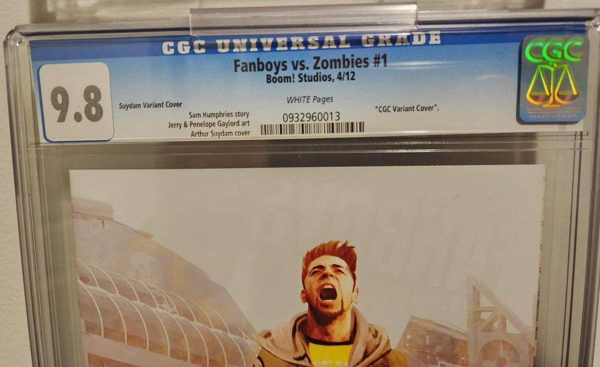 Fanboys vs Zombies #1 CGC 9.8 1:100 Suydam Crisis on Infinite Earths #7 Homage