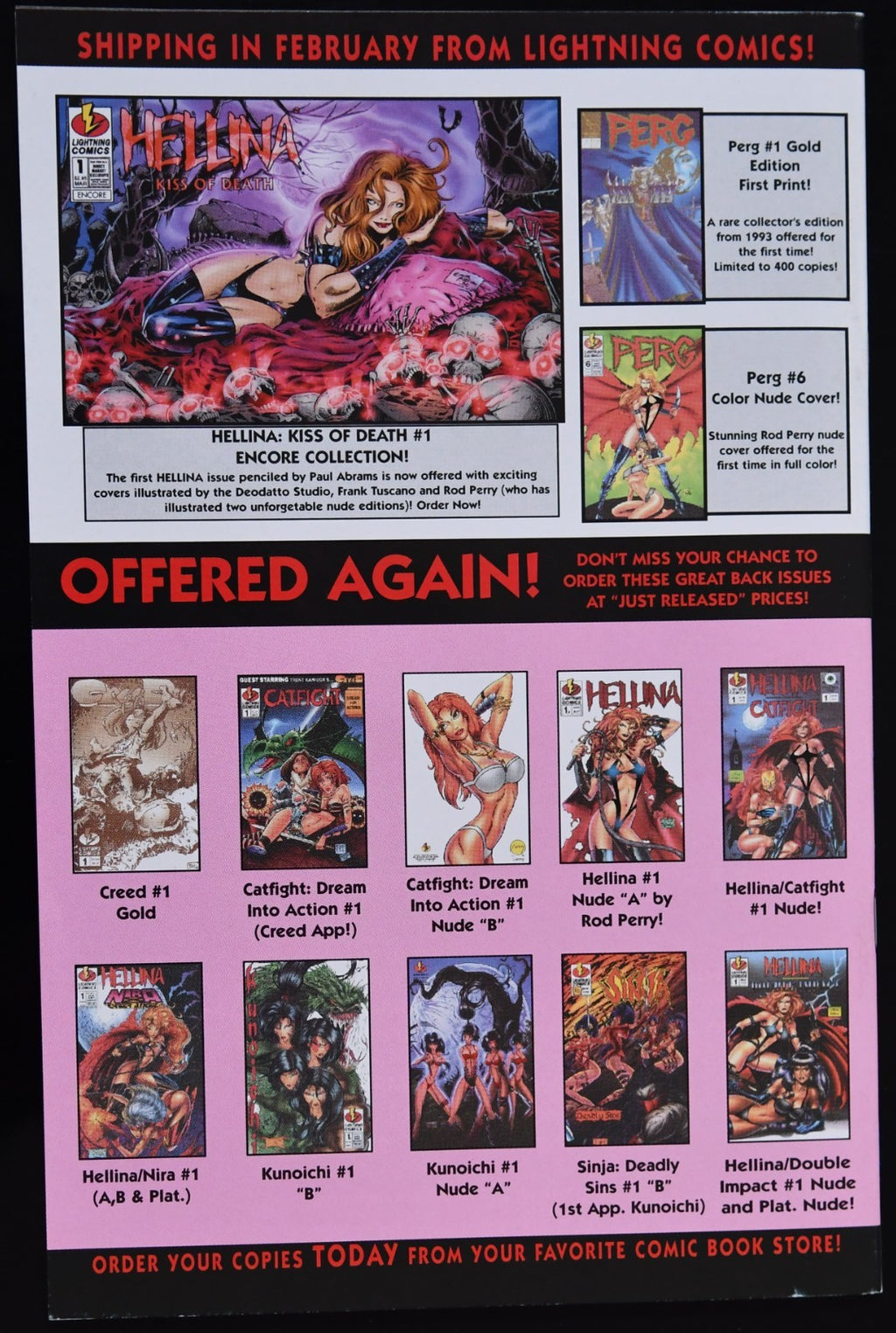 Hellina: Hell's Angel (1996) Lightning Comics Choose Your Issue
