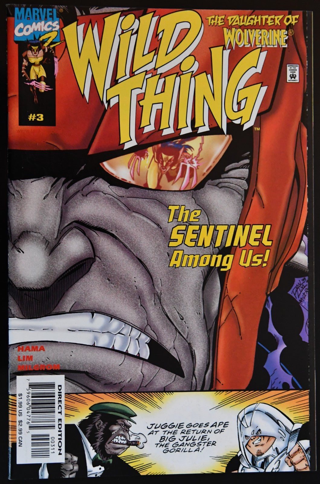 Wild Thing the Daughter of Wolverine #3 1999